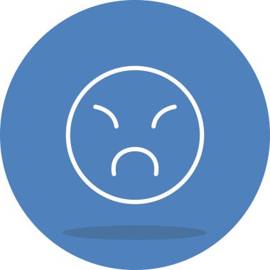 emoji simgesi, web kullanımı için basit tasarım vektör çizimi