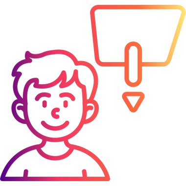 İnceleme Profili Rafine Edilmiş Zarif Vektör Sanatı Nesnesi