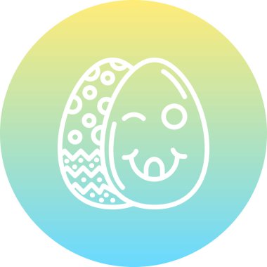 Paskalya Yumurtası Belirli Modern Temiz Sanat Özelliği