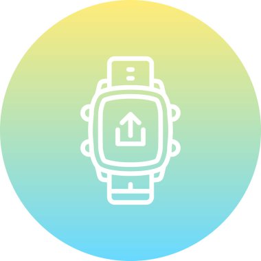 Akıllı Saat Profesyonel Temiz Kullanıcı Arayüzü Elemanını Yükle