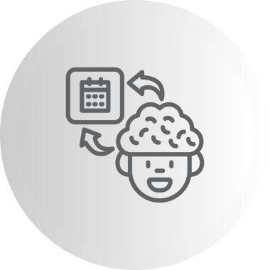 Beyin Takvimi Dinamik Özel Dijital Sanat Düzeni