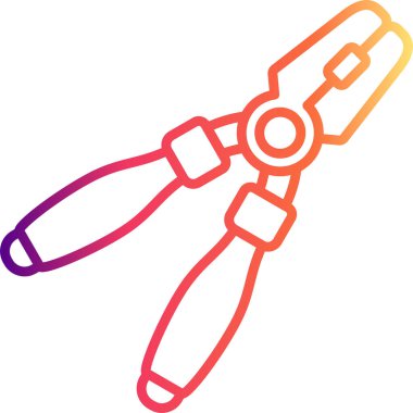 Kerpeten simgesi, vektör illüstrasyonu basit tasarım