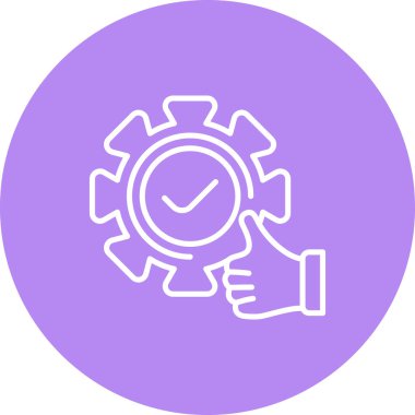 Basit geribildirim simgesi vektör çizimi