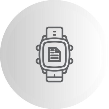 Akıllı Saat Dosyası Farklı Profesyonel Yaratıcı Grafik Elementi