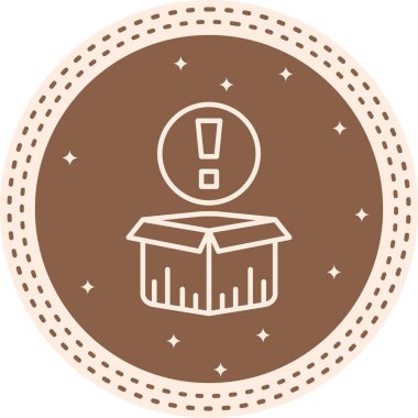 Uyarı Ağ ikonu vektör illüstrasyonu