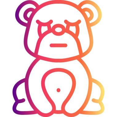 Yüksek Sesli Ağlama Dengeli Özel Düz Vektör Düzeni