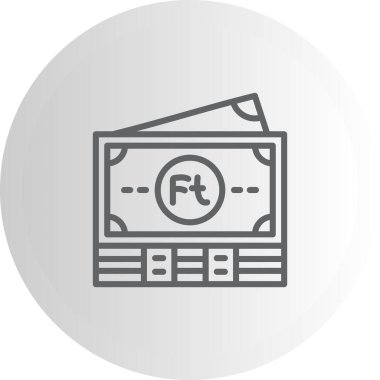 Macaristan Kalın Notlar Eşsiz Web Grafik Çizimi