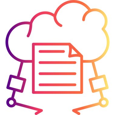 Bulut Depolama Diski Profesyonel Yenilikçi Düz Tasarım Düzeni