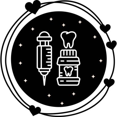 Anestezi Enjeksiyonu Minimum Düz Kullanıcı Deneyimi Sembolü