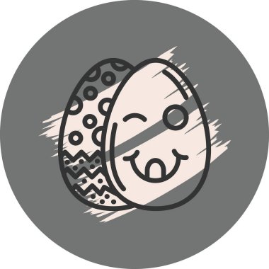 Paskalya Yumurtası Dengeli Yenilikçi Ürün Grafik Elementi