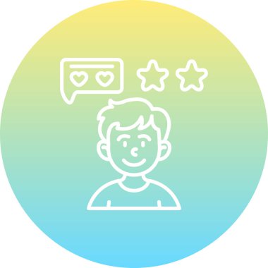 yorum web simge vektör çizim