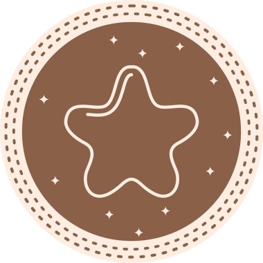 Bir Yıldız Puanı Yenilikçi Modern Yaratıcı Grafik Özelliği