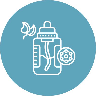 Antioksidan Serum. Uygulamalar veya web sayfaları için basit yaratıcı simge