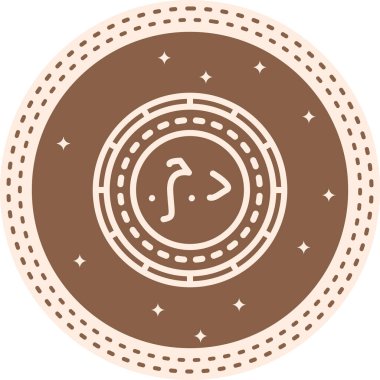 Fas Sikkesi Premium Zarif Dijital Tasarım Sembolü