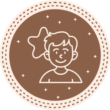 Basit geribildirim simgesi vektör çizimi