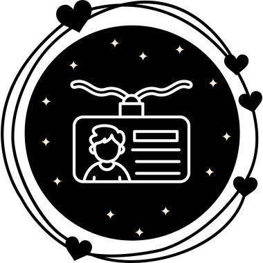 Okul Kimliği Kartı Minimum Düz Yaratıcı Grafik Tasarımı