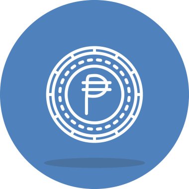 Filipin Pezosu Para Yaratıcı Minimum Vektör Sanatı