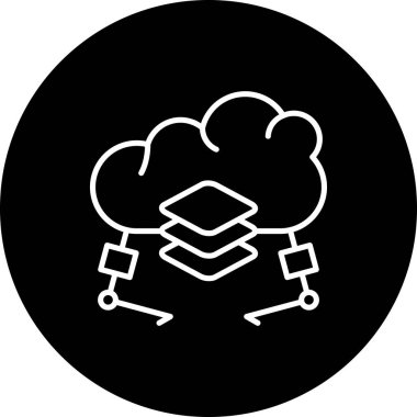 Bulut Duruşu Eşsiz Soyut Damgalama Grafik ŞekliName