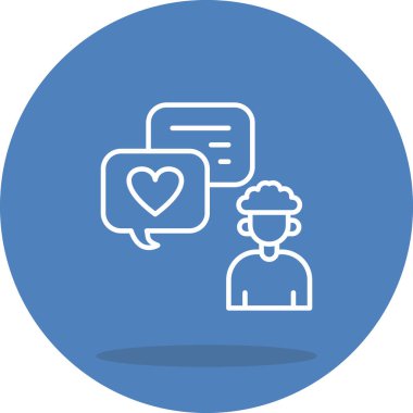 Basit geribildirim simgesi vektör çizimi