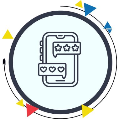 Yorum Satırı Simgesi, Basit Görüntü Beyaz Arkaplanda İzole Edildi