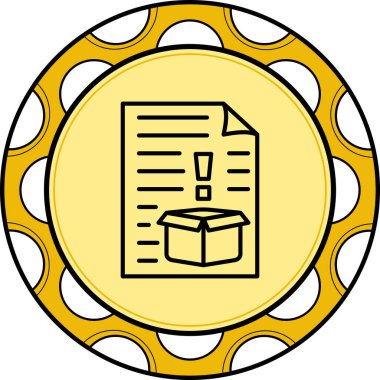 Uyarı Ağ ikonu vektör illüstrasyonu