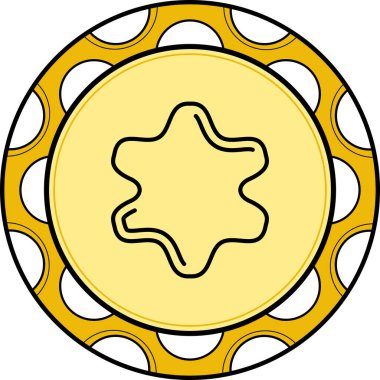 Yıldız patlaması Web Simgesi, Basit İllüstrasyon