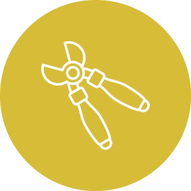 Kablo Kesicisi Gelişmiş İşlevsel Web Arayüzü Sembolü