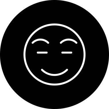 Çizgi film karalama simgesi web işareti, beyaz arkaplanda izole edilmiş emoji simgesi