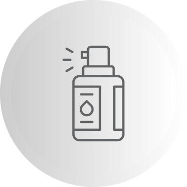 Skin Toner Simgesi, Basit İllüstrasyon