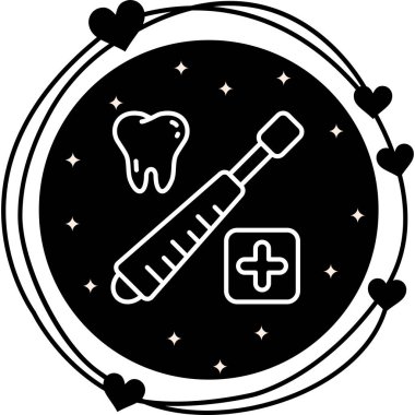 Diş Asansörü Minimum Düz Kullanıcı Deneyimi Sembolü