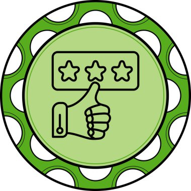 Yıldız Sınıflandırma Zarif Modern Markalaştırma Vektör Varlığı