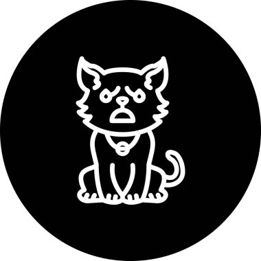 Terleyen Kedi Minimum Yaratıcı Grafik Tasarımı