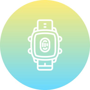 Akıllı İzleme Parmak İzi Dinamik Modern Yaratıcı Vektör Varlığı