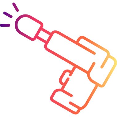 Heat Gun Premium Elegant Digital Design Symbol