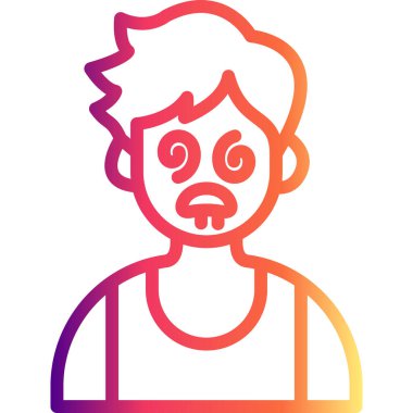 Dazed Boy Yenilikçi Düz Ürün Tasarım Sembolü