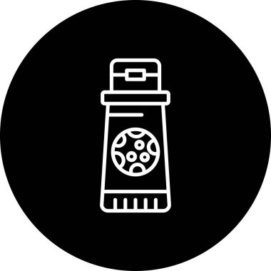 Doğrusal simge Gece Kremi ve cilt bakımı tasvir eder.