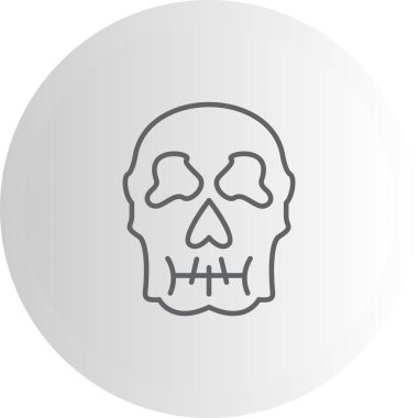 Kafatası Yüksek Çözünürlüklü Sanat Sembolü