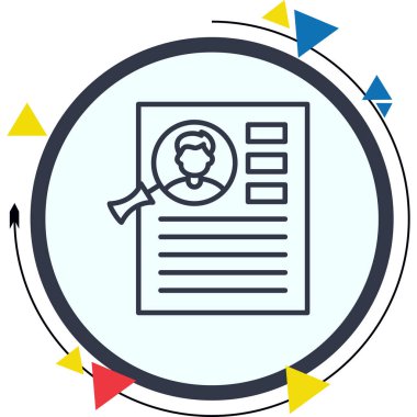 Aday Arama Biçimli Yaratıcı Tasarım Elemanı