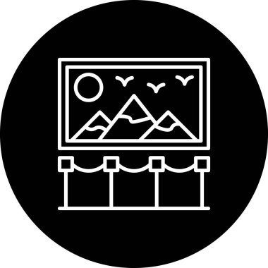 Peyzaj Sergisi Yenilikçi Modern Yaratıcı Grafik Özelliği