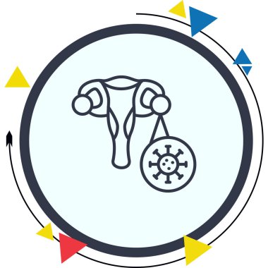 Yumurtalık Kanseri Modern Soyut Tasarım Varlığı