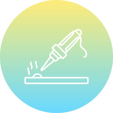 Lehim İstasyonu Yaratıcı Eşsiz Markalaştırma Vektörü Elemanı