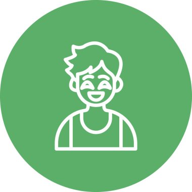 boy avatar icon, vector illustration simple design
