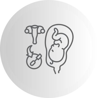 Cervical Dilation Professional Minimal Creative Graphic Object