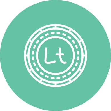 Litvanya Para Yüksek Kaliteli Özel Vektör Tasarımı