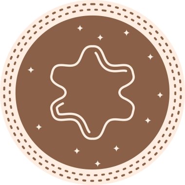 Yıldız patlaması Web Simgesi, Basit İllüstrasyon