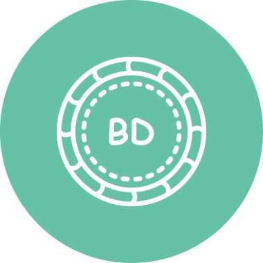 Bahreyn madeni para ikonu, ulusal para birimi