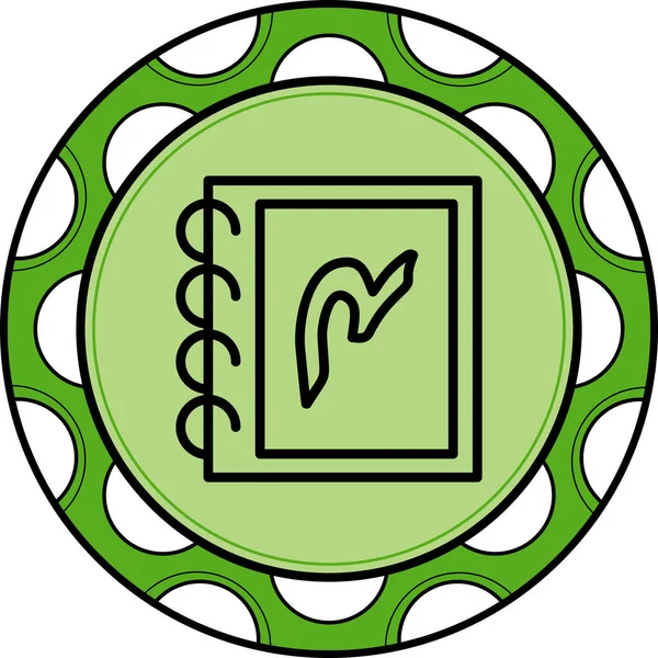 Urduca rakamını gösteren sarmal defter ön kapakta dört numara.