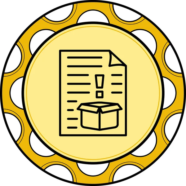 Uyarı Ağ ikonu vektör illüstrasyonu