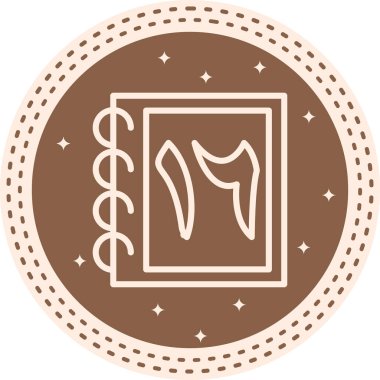 On altı web simgesi vektör illüstrasyonu sayılıyor