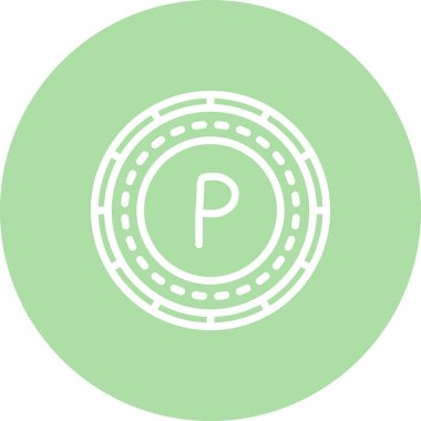 Botswana Para Zarif Dengeli Düz Sanat Özelliği